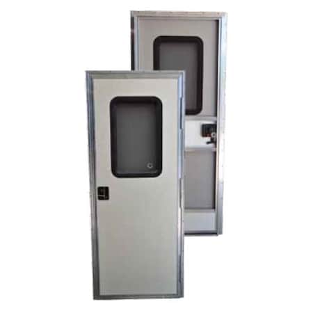 AP PRODUCTS AP Products 015-217711 RV Square Entrance Door - 24" x 68", Polar White 015-217711